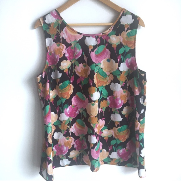 J. Crew Factory Floral Tank Top - Picture 2 of 6